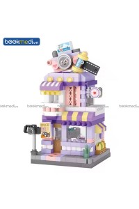 Đồ Chơi Lắp Ráp Mô Hình Tiệm Chụp Hình (Photo Studio Street Mini) Hãng Loz